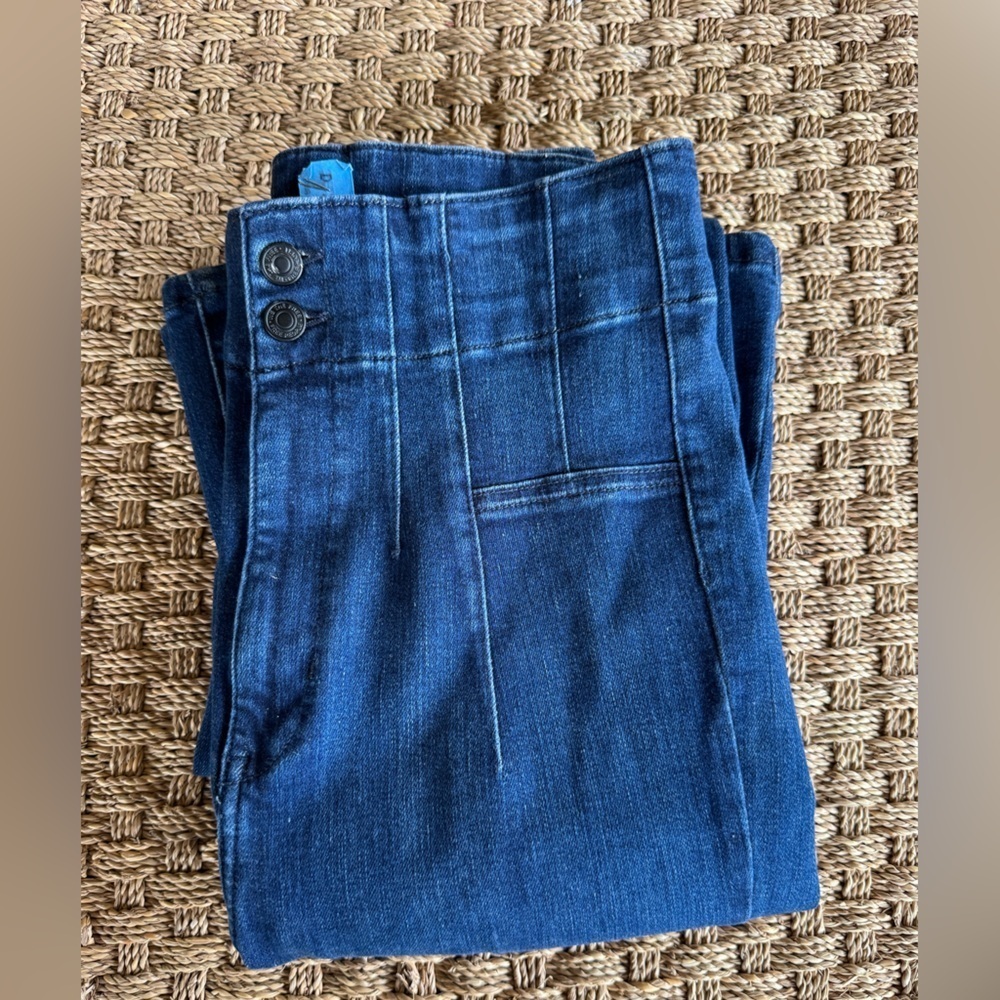 We The Free Jayde Flare Jeans Sz 31 Night Sky - Picture 16 of 16